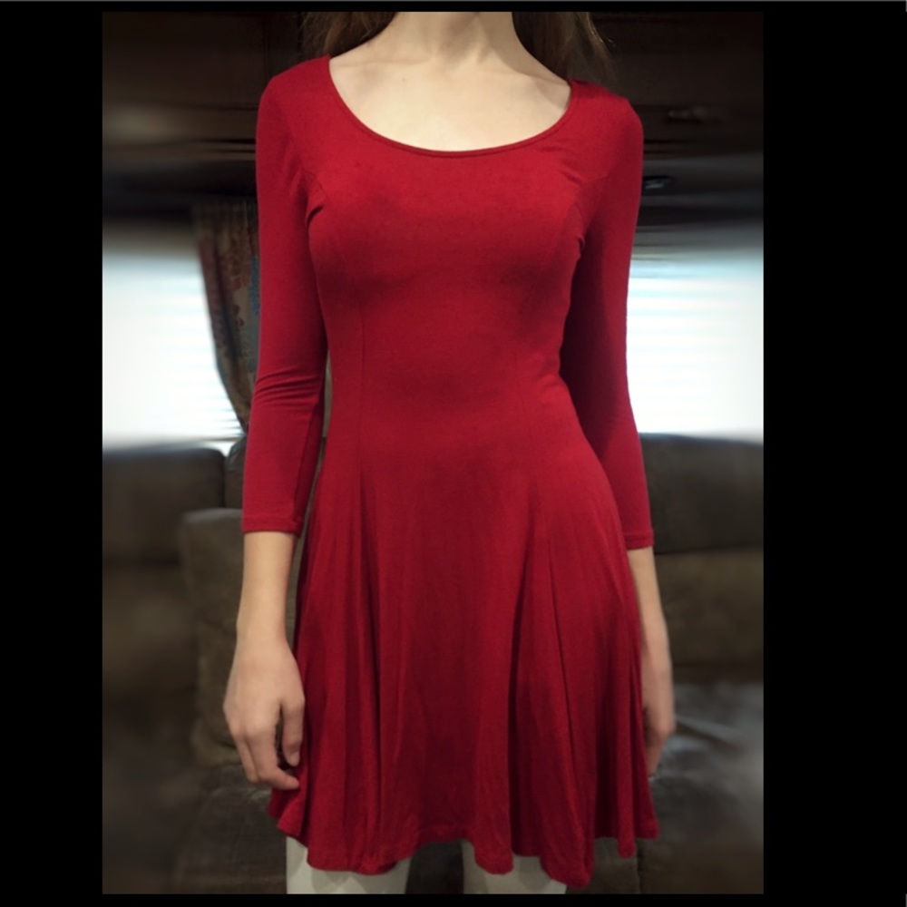 Forever 21 Red skater dress